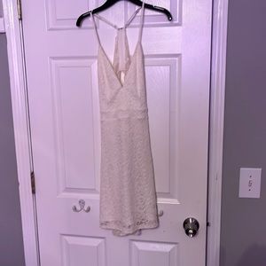 White lace dress